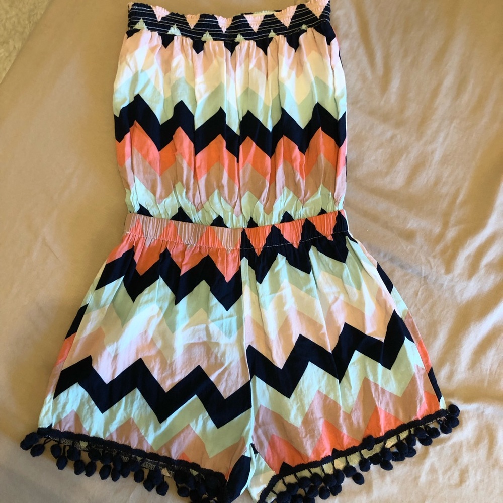 Strapless Romper
